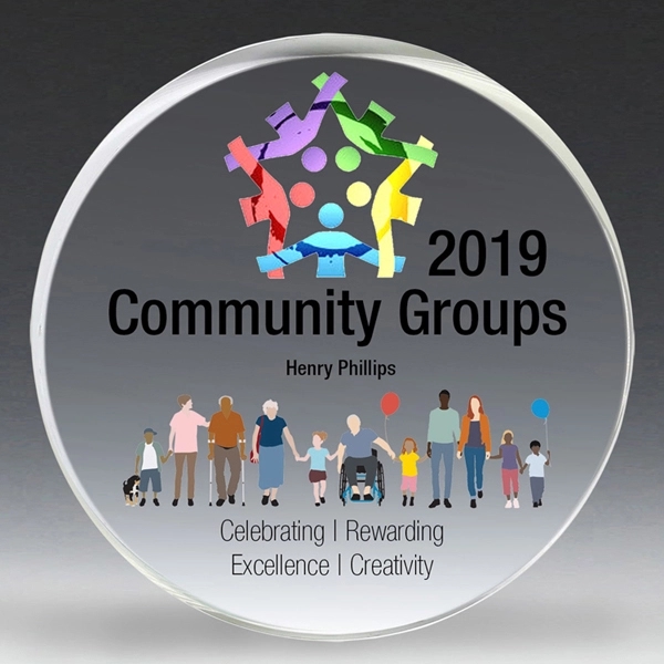 PhotoImage® Round Paperweight