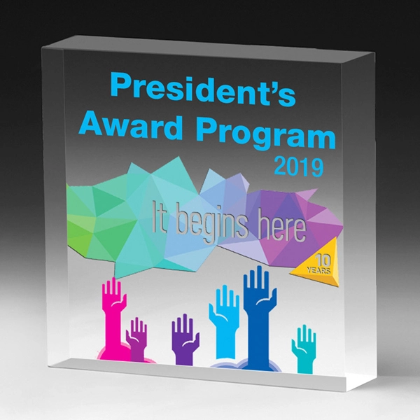 PhotoImage Square Paperweight