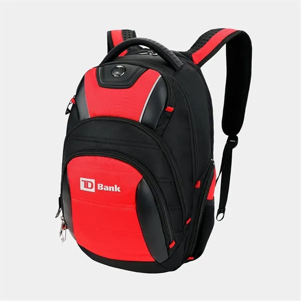 SwissDigital® Antibacterial Large Travel RFID Backpack