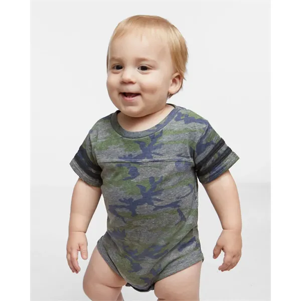 Rabbit Skins Infant Football Fine Jersey Bodysuit