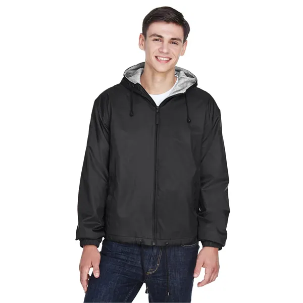 UltraClub Unisex Fleeced Lined Hooded Jacket