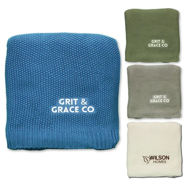 Aliehs Crochet Knit Throw