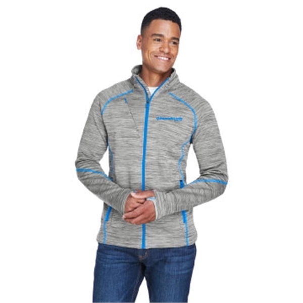 North End Sport™ Men's Flux Melange Bonded Fleece Jacket