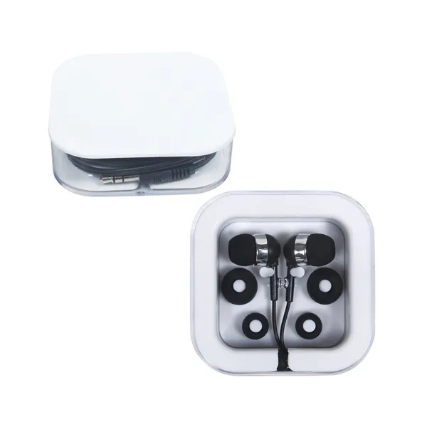 Earbuds In Square Case