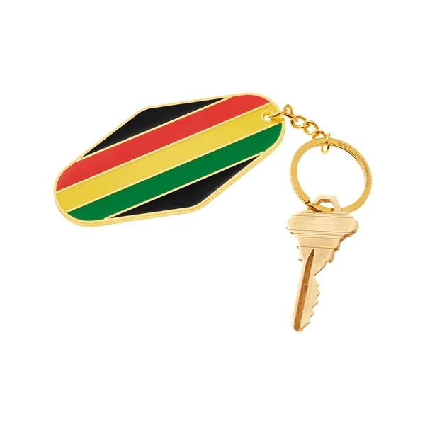 Black History & Juneteenth Metal Keychain