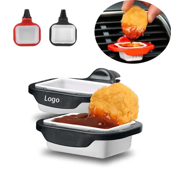 Portable Dip Clip In-Car Sauce Cup Holder