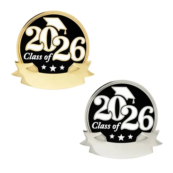 2026 Graduate Engravable Pin - Gold or Silver