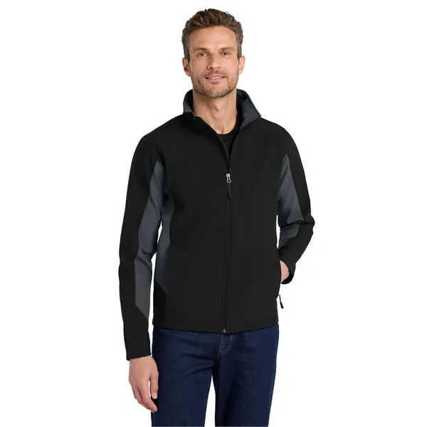 Port Authority Core Colorblock Soft Shell Jacket.