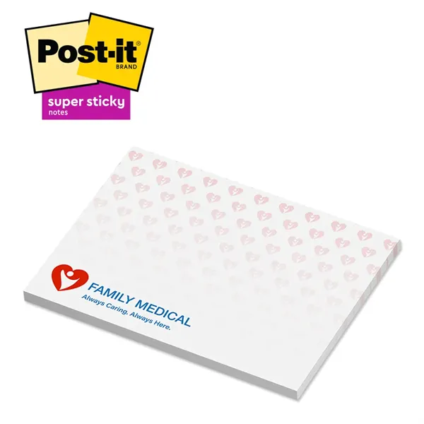 Post-it® Custom Printed Super Sticky Notepad - 3" x 4"