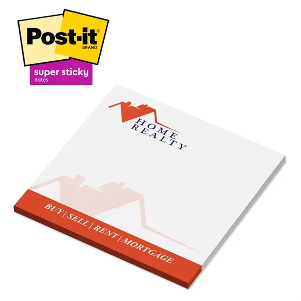 Post-it® Custom Printed Super Sticky Notepad - 4x4