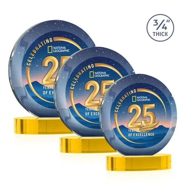 Gibralter Vividprint™ Award on Alberton Base - Gold