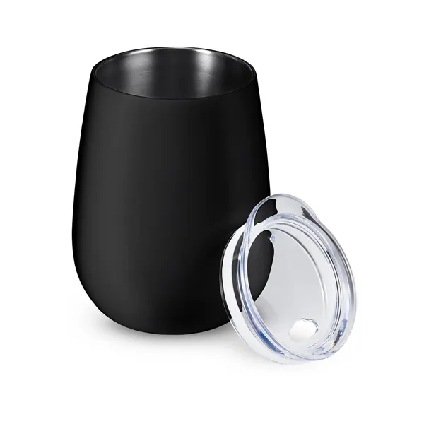 10 oz Stemless Insulated Wine Tumbler With Lid