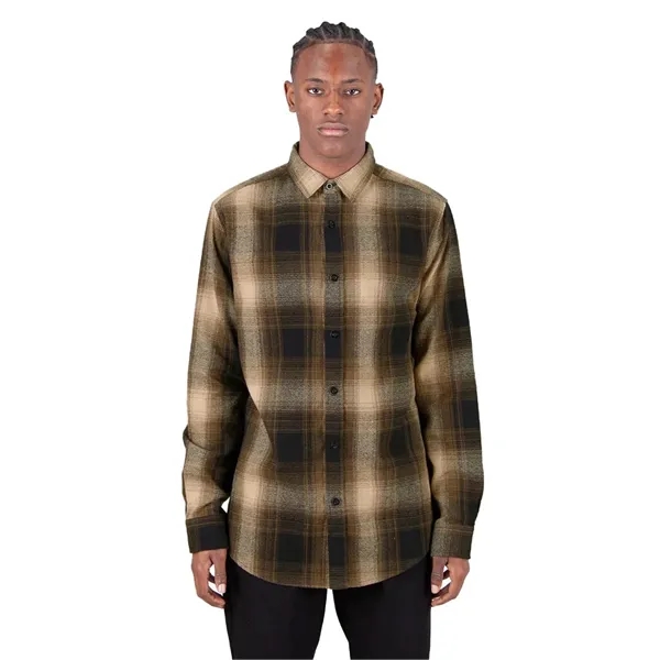 Shaka Wear Unisex Plaid Flannel Overshirt