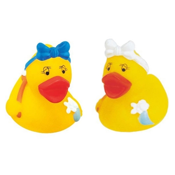 Mini Rubber Bath Tub Duck
