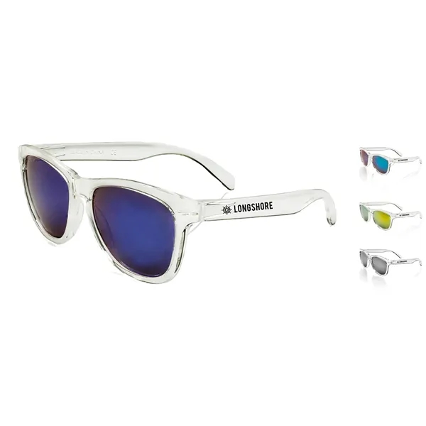 UV Protection Colored Mirrored Lenses Sunglasses
