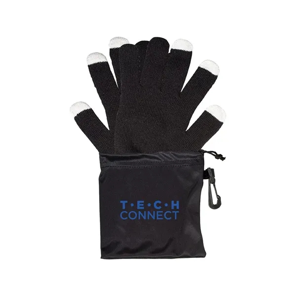 Touchscreen-Friendly Gloves In Pouch