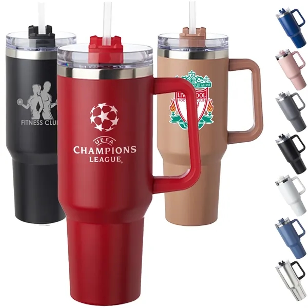40 Oz. Stainless Steel Travel Mug Tumbler