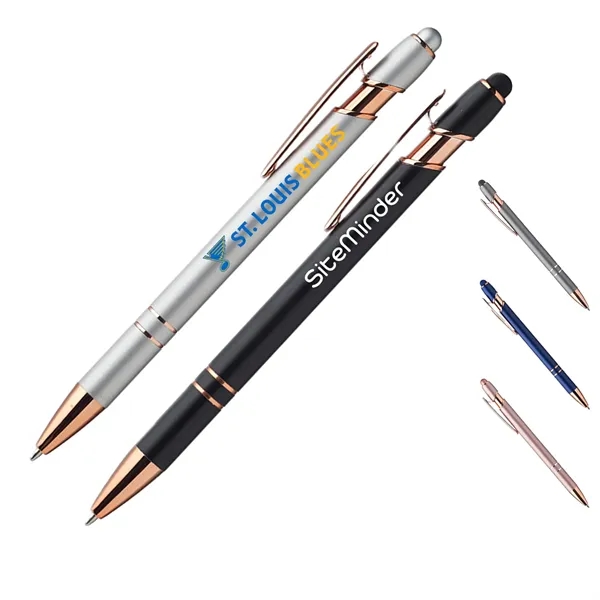 Rose Gold Trim Stylus Pen