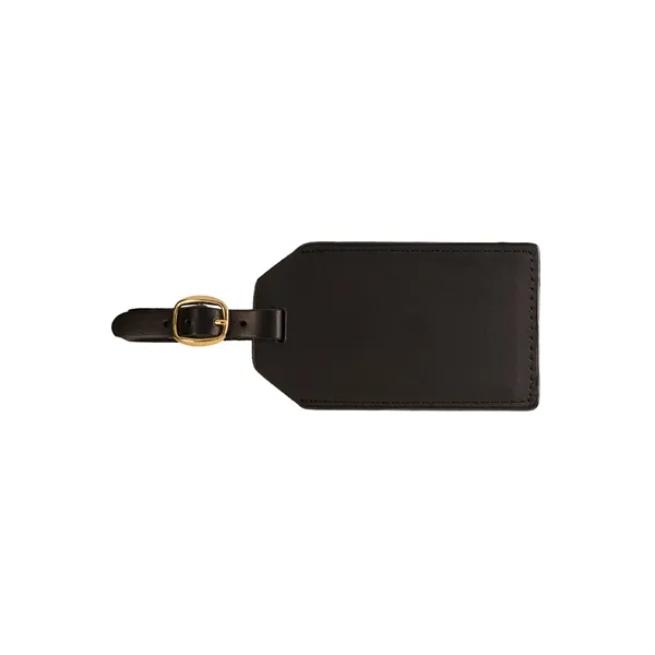 Leeman Grand Central Luggage Tag Sueded Leather