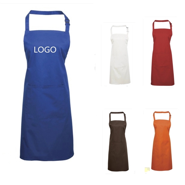 Thicken Polyester Anti-wear Cooking Kitchen Bib Apron Adjust