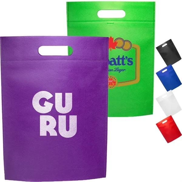 Recyclable Non-Woven Tote Bag w/ Gusset (11" x 14" x 2.5")