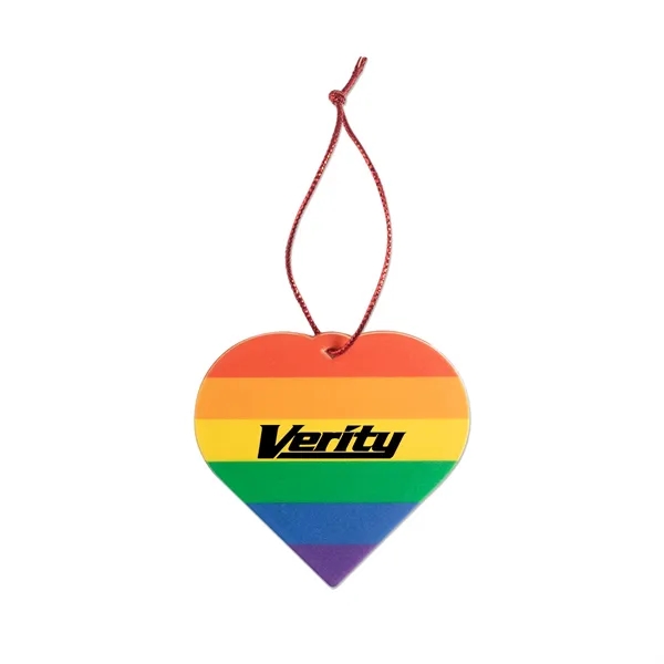 Heart Pride Ornament