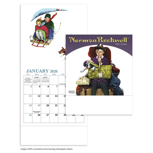 Products Norman Rockwell Mini Calendar