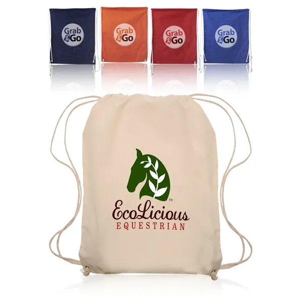 Cotton Drawstring Tote Bags