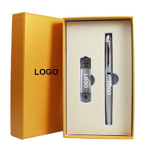 USB and Metal Pen Set