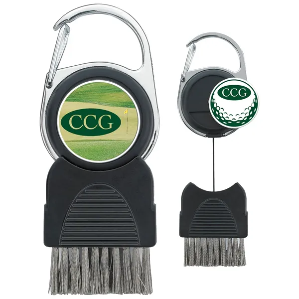 Good Value™ Golf Club Brush with Ball Marker
