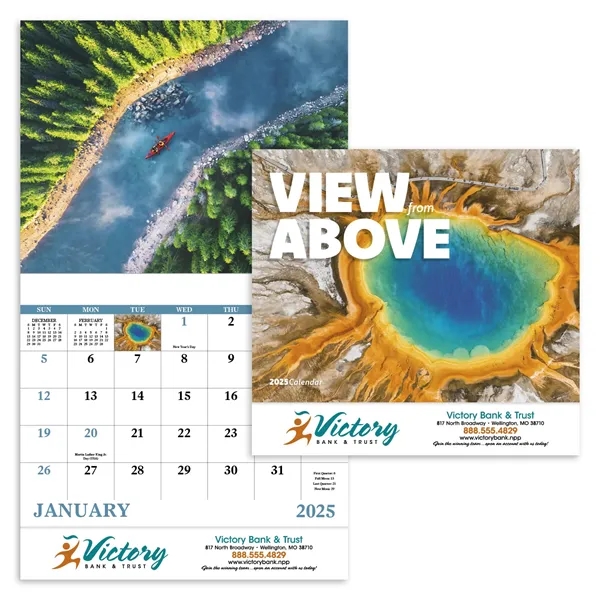 Good Value™ View from Above - Stapled Calendar