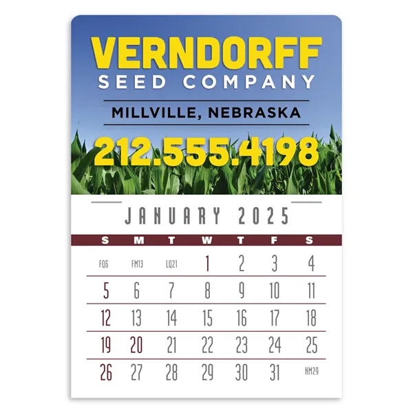 Triumph® Calendars Press-N-Stick Full-Color Header Contem...
