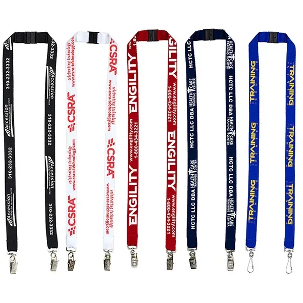 3/4" Dual Attachment Lanyard with Breakaway Safety Release