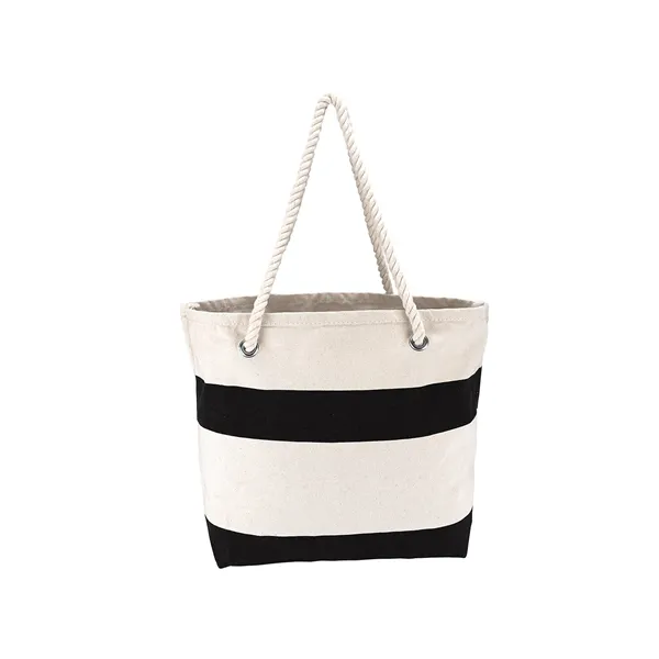 Cotton Resort Tote Bag with Rope Handle