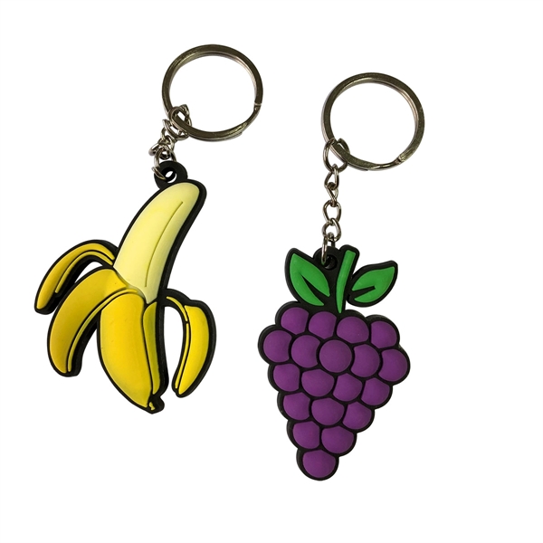 PVC Soft Rubber Keychains