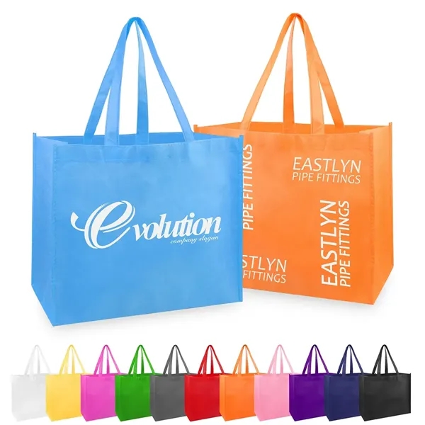 Large 80 GSM Non Woven Grocery Tote Bags with Handle