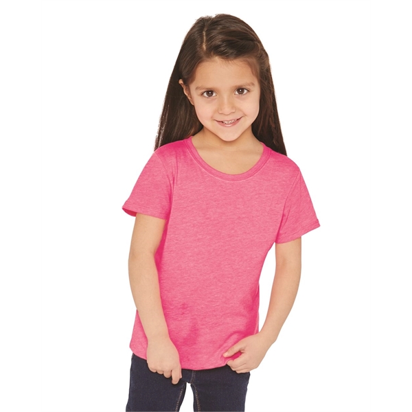 Next Level Girls' Princess CVC Short Sleeve Crew