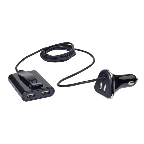 4 Port Car Charger