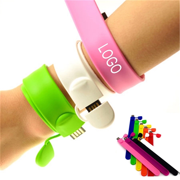 4 GB Silicone Slap On Wristband USB Flash Drive