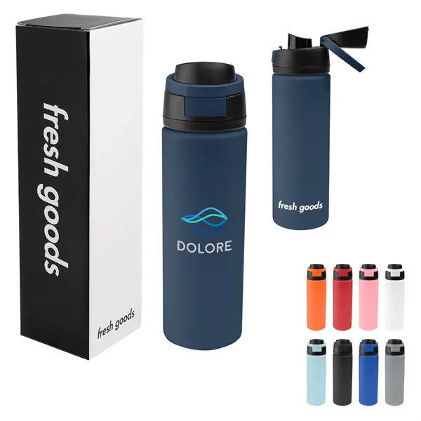 Fresh Goods 24 Oz. Pop Sip Recycled Stainless Steel Bottle