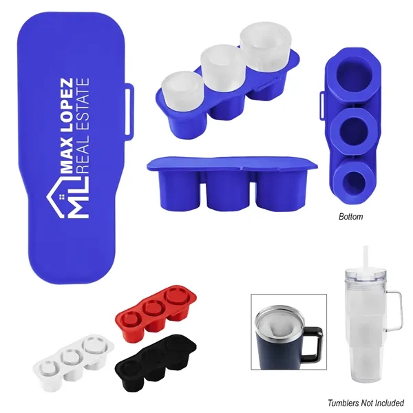 Intrepid Hollow Ice Cube Mold For 40 Oz. Tumblers