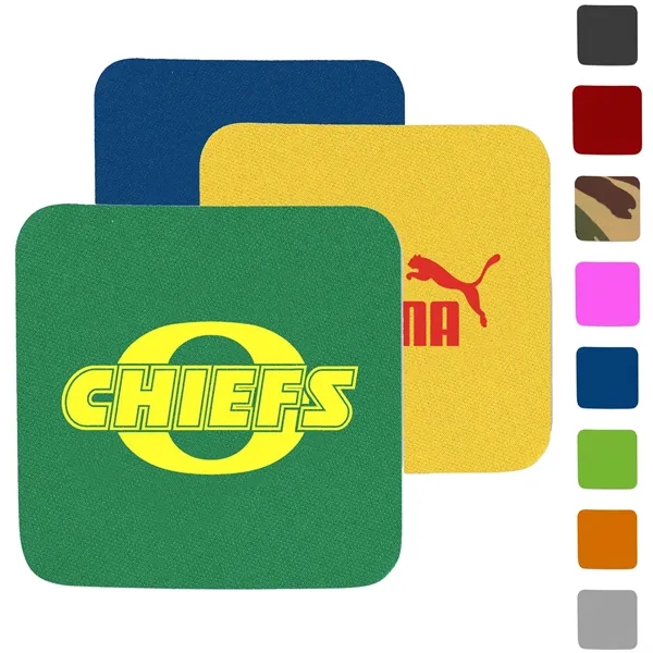 USA Printed 4" Square Coaster w/ Custom Logo
