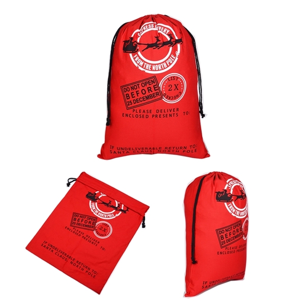 Large Santa Claus Christmas Gift Sack Bag