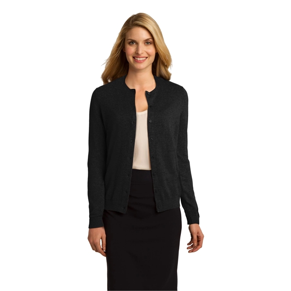 Port Authority Ladies Cardigan Sweater.