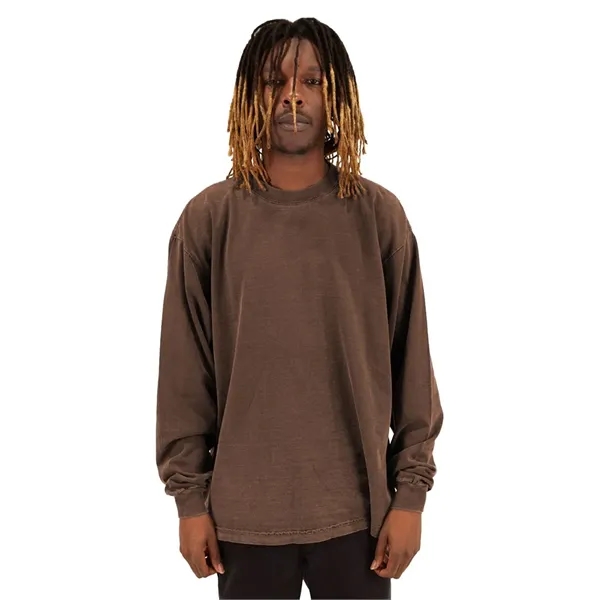 Shaka Wear Men's Garment-Dyed Long Sleeve T-Shirt