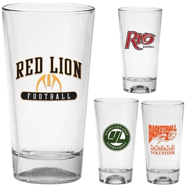 Clear Libbey 16 oz mixing glass