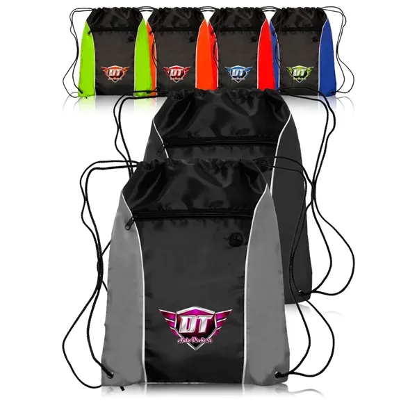 Side Color Drawstring Bag