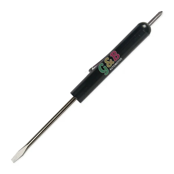 Pocket Screwdriver - Fixed 1/8" Flat Tip Blade w/ #0 PLP Top