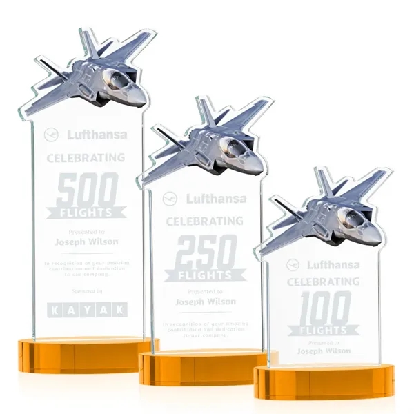 Top Gun Award on Alberton Base - Amber