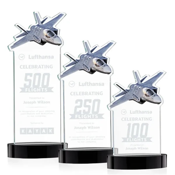 Top Gun Award on Alberton Base - Black